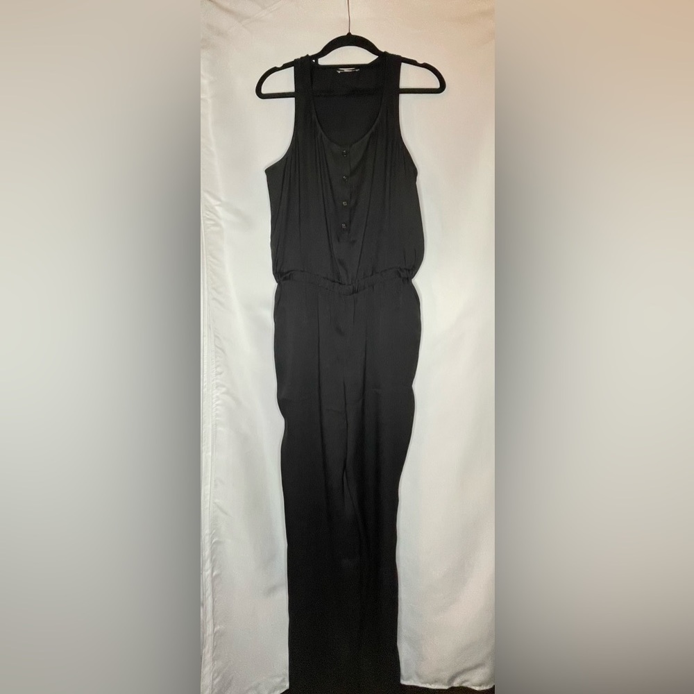 LOFT Sleeveless Black Jumpsuit Small Petite